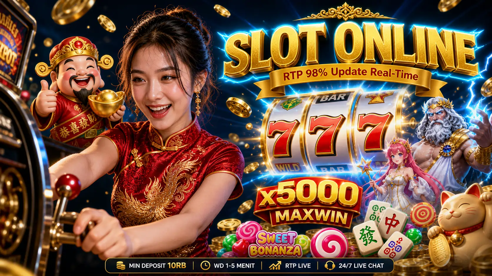 DewaHoki Slot Online - Pragmatic, PG Soft, Joker RTP 98%